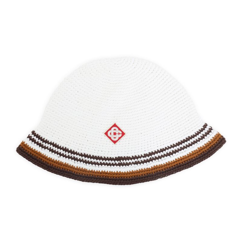 Casablanca Crocheted Bucket Hat Men